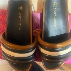 Tory Burch Multicolor Slide Sandals